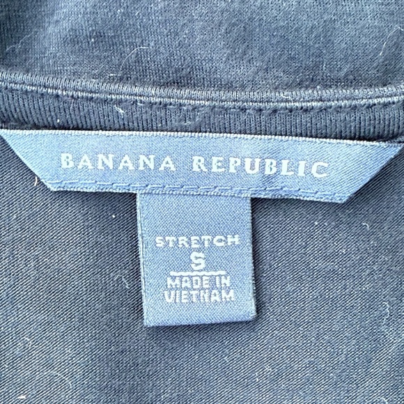 Banana Republic Black Sheath Dress with Plunge Neckline - Picture 5 of 5